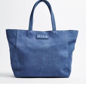 M.I.L.A. Luxe Bag | Suede | navy | Tote | Shoulder Bag
